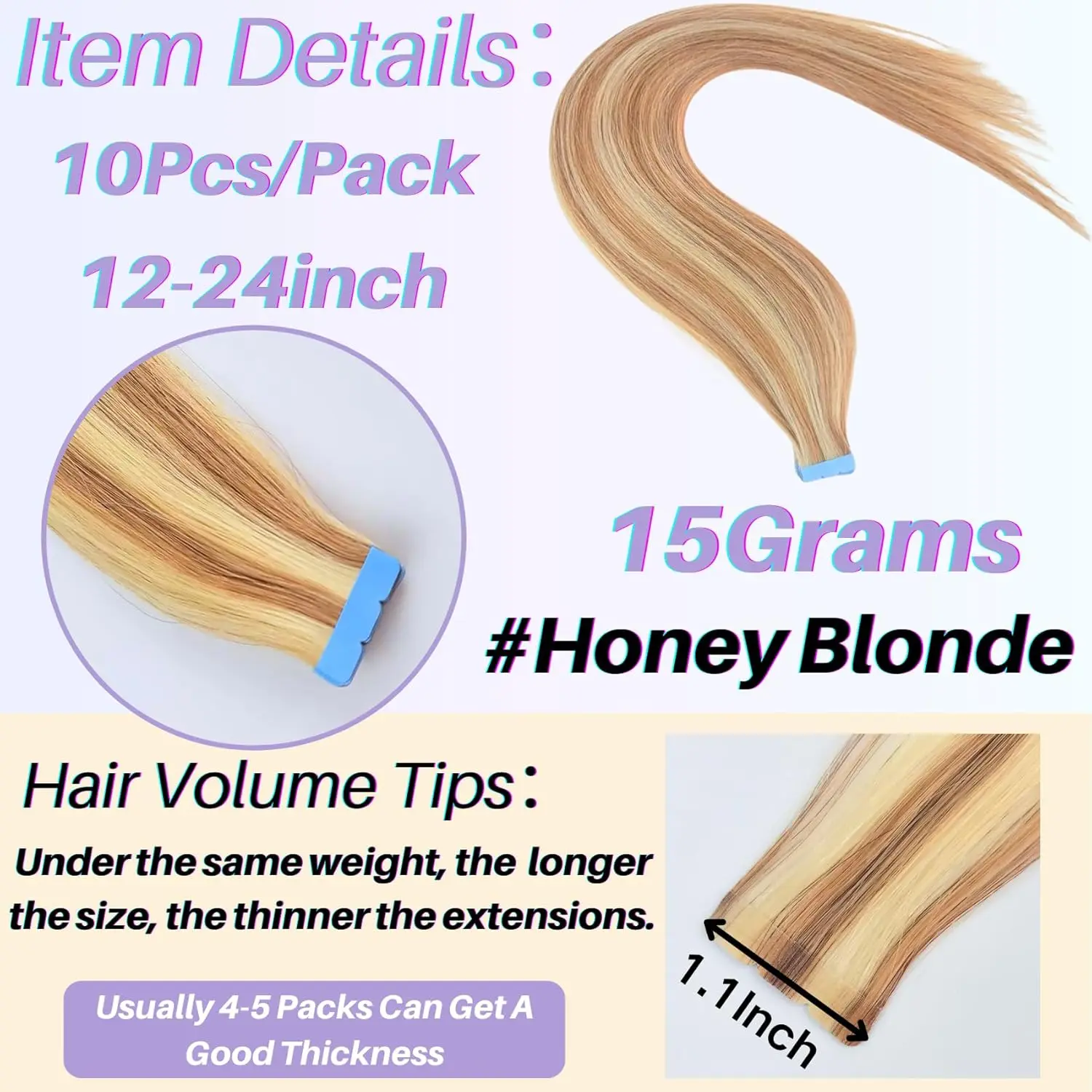 Pita Kercsityn dalam Ekstensi Rambut Rambut Manusia Asli Pita Mini Tak Terlihat di Rambut Manusia Ekstensi Rambut Lurus Alami untuk Wanita