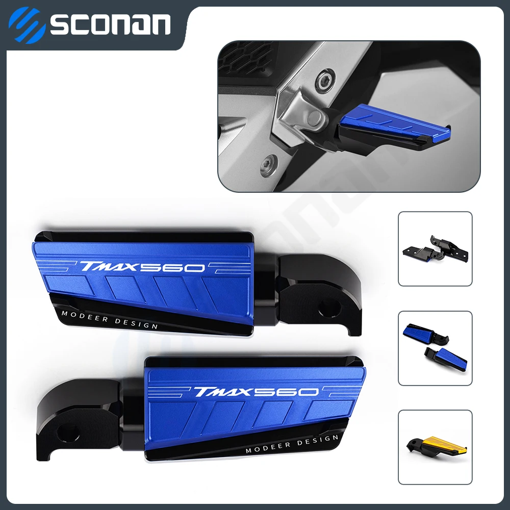 

Для TMAX 560 TECHMAX T-MAX 560 Tmax 560 Techmax аксессуары для мотоциклов алюминиевые подножки для заднего пассажира