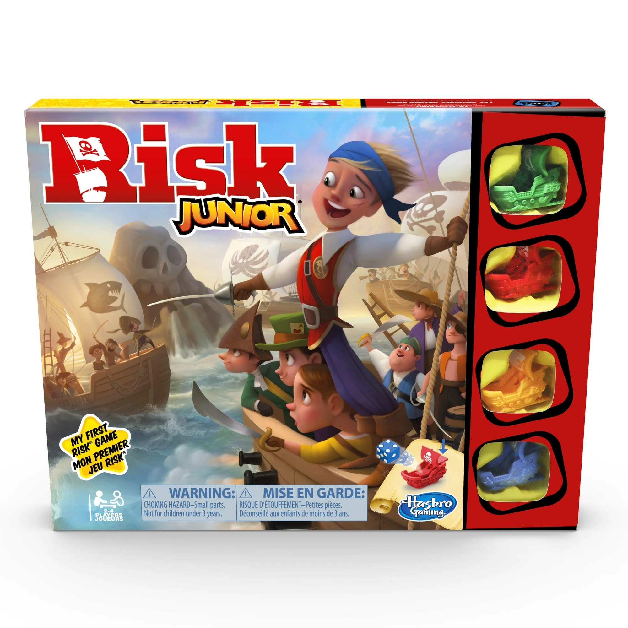 

Настольная стратегическая игра Hasbro Gaming Risk Junior Pirate Treasure Hunt для 2-4 игроков
