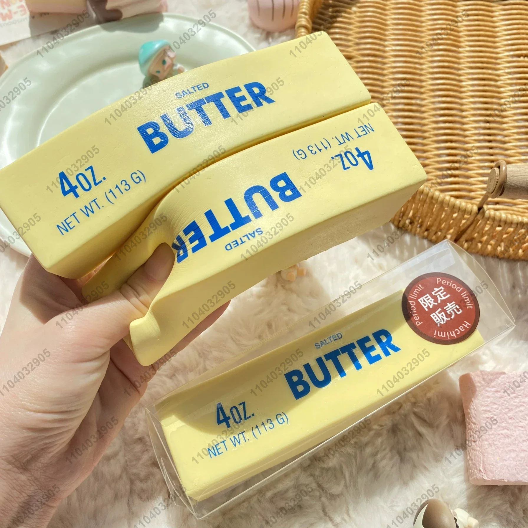 Butter Stick Squishy Toy Slow Rising Squeeze Bar Fidget Anti Stress Hand Relax Gift Release Squishy Butter Stick Brick Toy