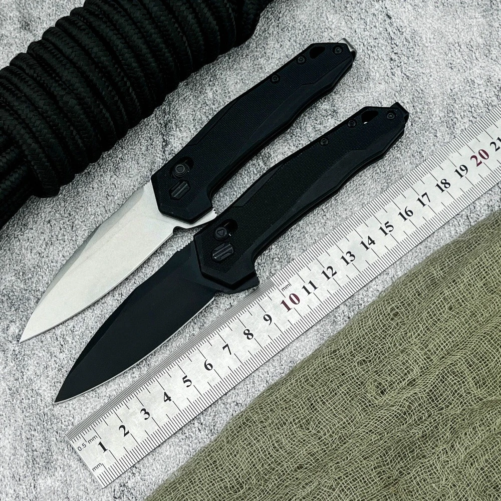 رائجة البيع في الهواء الطلق 2041 جيب سكين للفرد النايلون الألياف الزجاجية الصيد بقاء سكين تخييم مقبض D2 شفرة فولاذية أداة متعددة الاستخدام