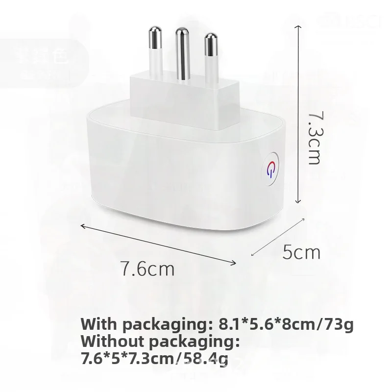 

WiFi Smart Socket 16A Graffiti Italian Gauge with Alexa Voice Control Mobile Phone Remote European Plug for Home Use
