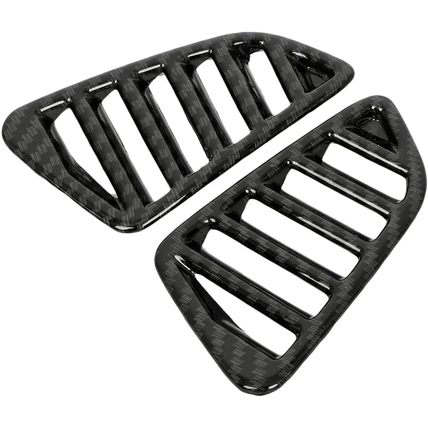 for Nissan Navara NP300 2016-2019 Car Carbon Air Conditioning Outlet Vent Frame Cover Trim Sticker Accessories