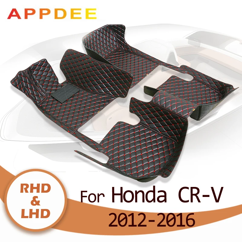 

APPDEE Car floor mats for Honda CRV 2012 2013 2014 2015 2016 Custom auto foot Pads automobile carpet cover