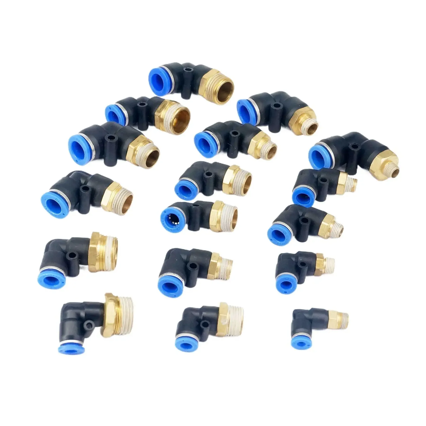 

1/8 "1/4" 3/8 "1/2" BSP «папа» для установки трубки O/D 4/6/8/10/12 мм Pushfit колено пневматический разъем быстроразъемный воздушный фитинг