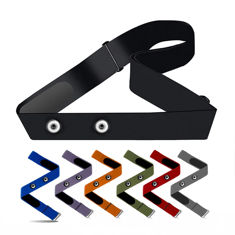 Soft Adjustable Heart Rate Monitor Replacement Strap For Polar H1 H7 H9 H10 Coospo Wahoo Tick Garmin Magene Sensor Band