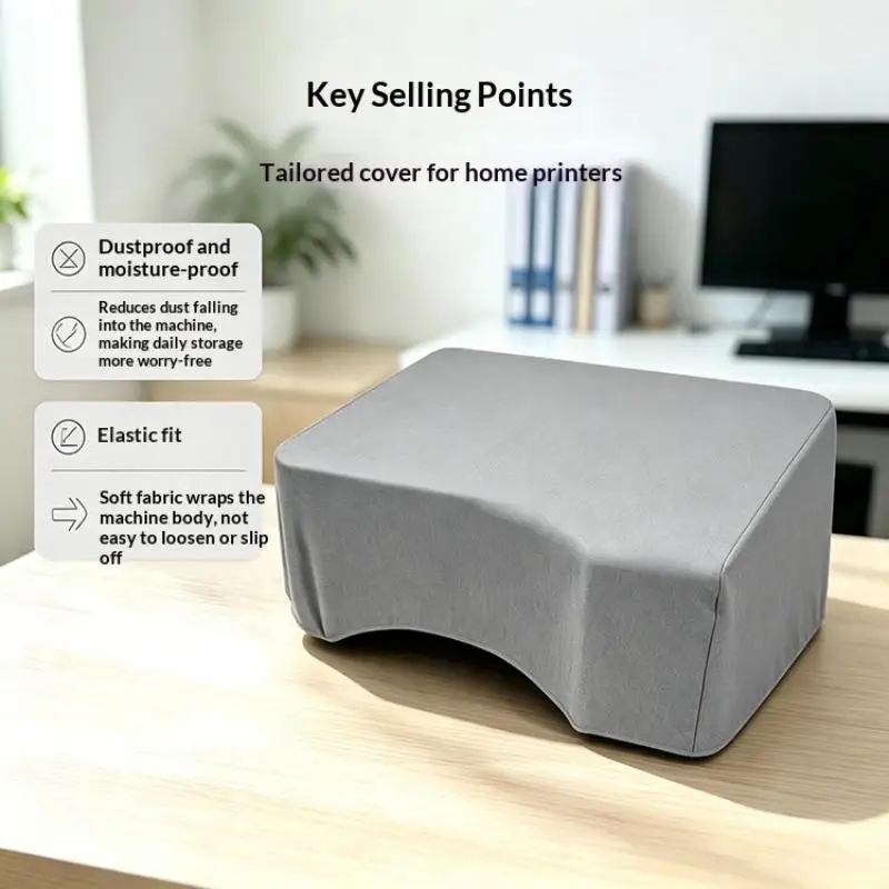 Office Printer Dustproof Cover 45X35X20Cm Protective Chair Table Cloth Suitable For Workforce Office Printer Cover