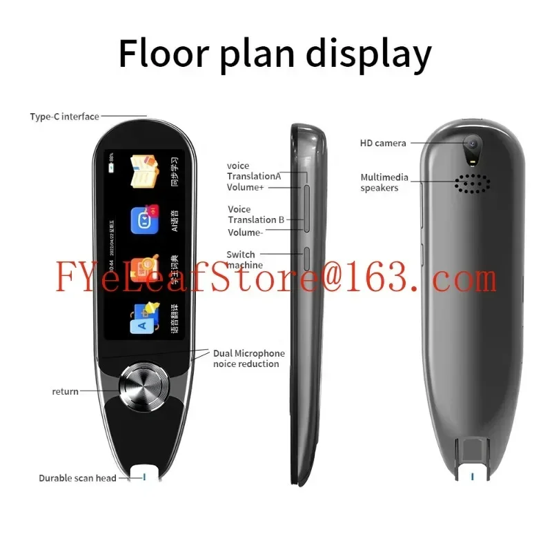 forGlobal Voice Translator Brand  X7 Offline Language Translation Smart Instant Phonetic Scanning Pen Reading Book for Kids