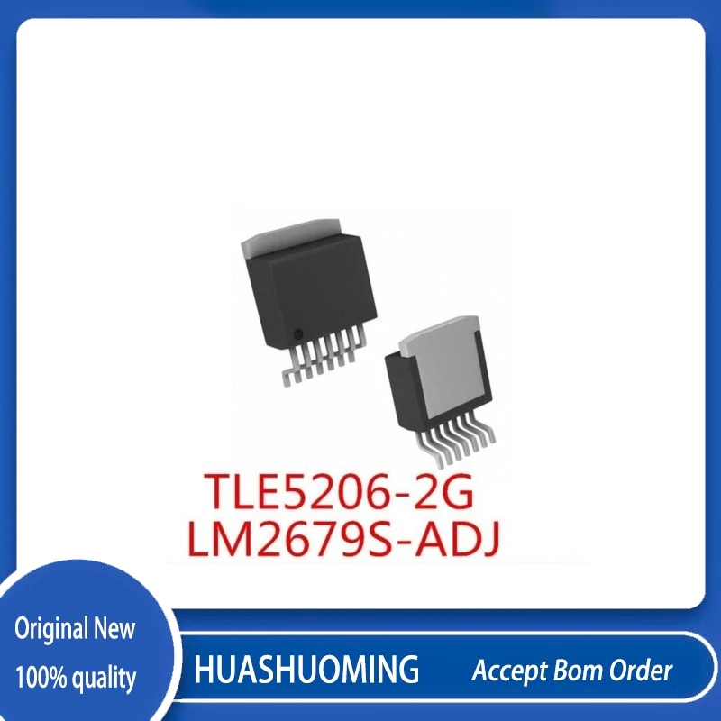 10Pcs/Lot  TLE5206-2G 5206-2G TLE5206-2 TLE5206 LM2679S-ADJ LM2679 TO-263-7  .