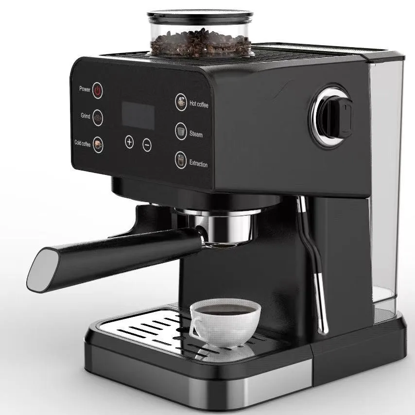 For Espresso Coffee Machine, Semi-automatic High Pressure Extraction, Concentrated Milk Foam, Fully Automatic, with Grinding