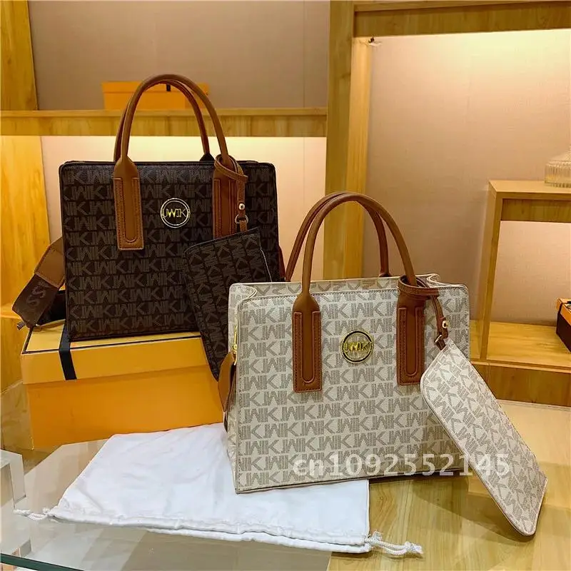 New Fashion Women's Tote Bag Trend Brand Shoulder Bag Designer Luxury Set Versatile Classic Crossbody Piece Bag Three Handbag