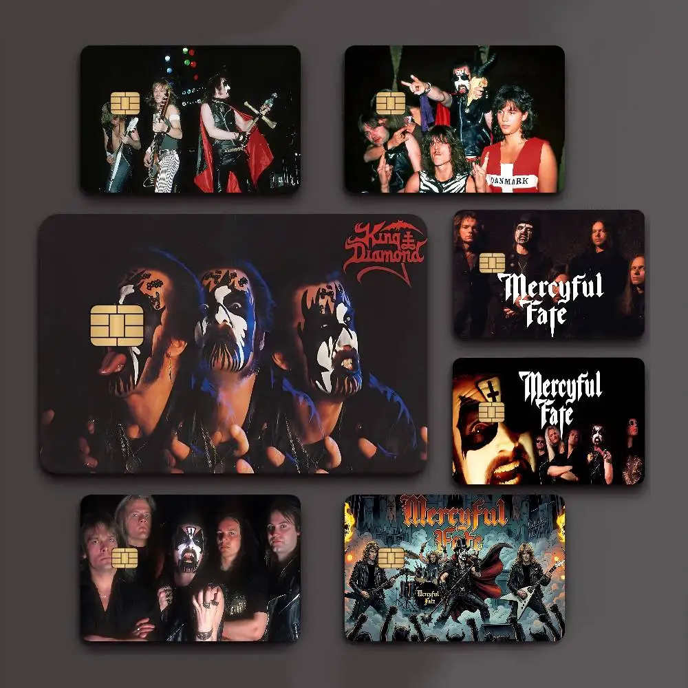 Mercyful-Fates Heavy Rock Band 100% Hot Sale Amine Credit Debit Bank Card Bus Card Film Skin Sticker