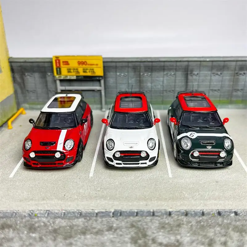 (Pre-Order) Cars Lounge 1:64 Mini ag modified version Black / Red / White Resin Car Model Collection Miniature