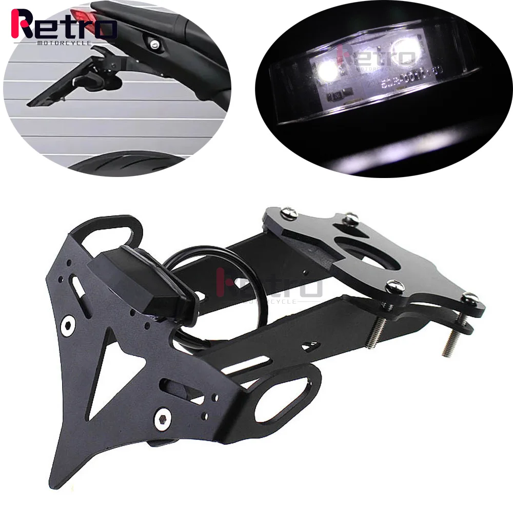 

Держатель номерного знака для YAMAHA MT09 MT 09 2021 2022, аксессуары для мотоциклов, аккуратный держатель заднего крепления, устройство для устранения заднего крыла MT-09