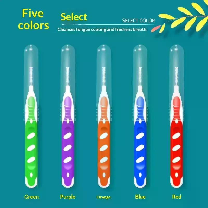 20Pcs/Box Interdental Brush Dental Teeth Brush Oral Cleaning Tool Removes Food And Plaque Cleaning Tools Soft Micro Brushes