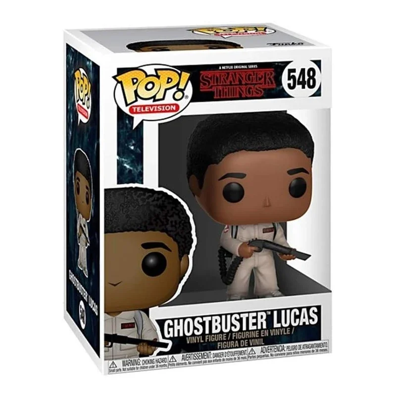 [Only One] Original Funko Pop Stranger Things Lucas Vinyl Handmade Model American TV Series Merchandise Collectible Decor Toy