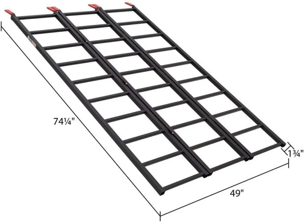 ATV منحدر فولاذي متعدد الطي 1000 رطل. القدرة على الشاحنات والمقطورات