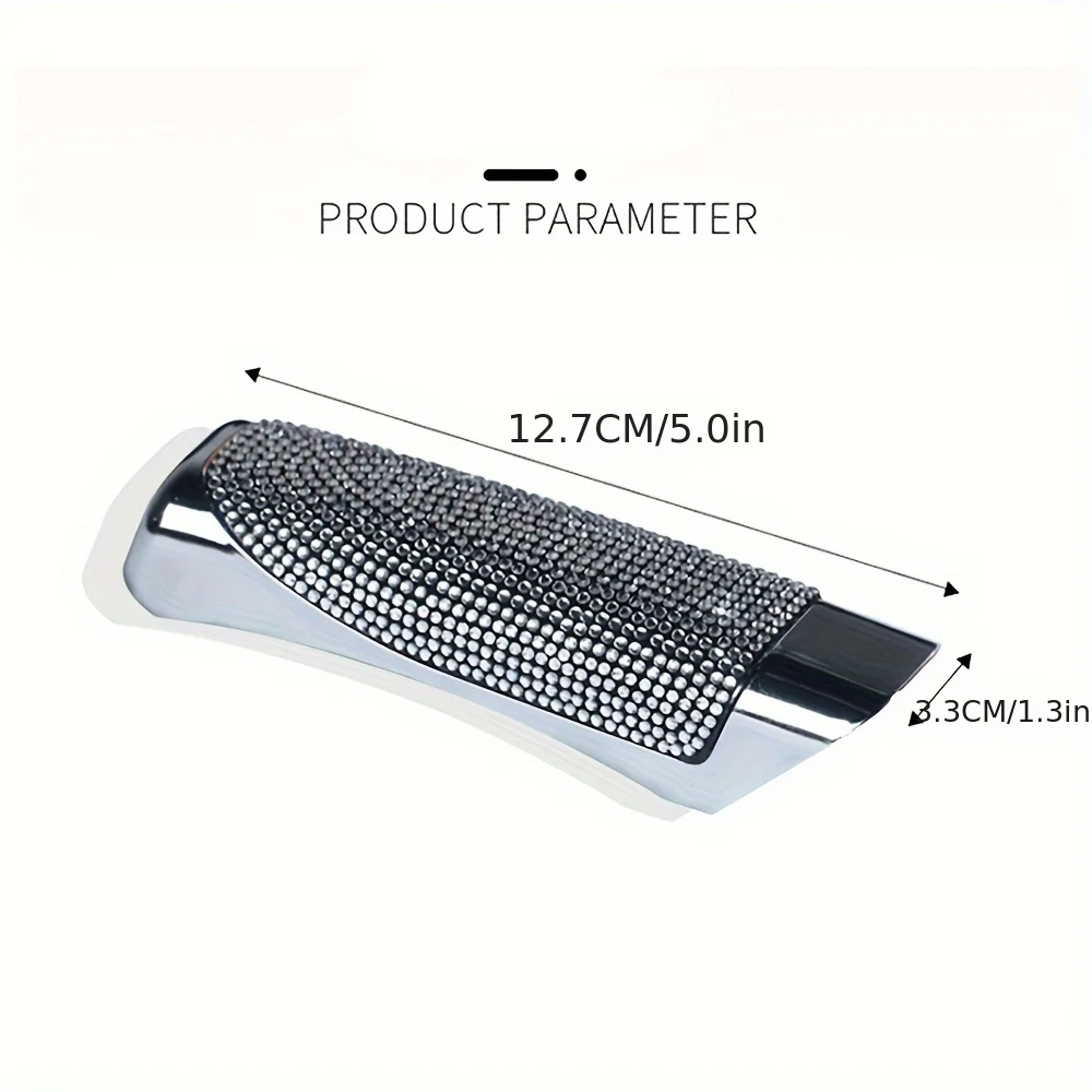 Bling handbrake cover - A protective side brake grip accessory for vehicle interior decoration
