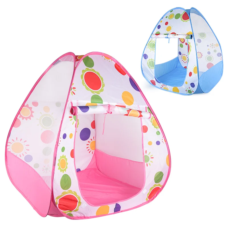 Children\'S Pop-Up Game Tent Sunflower Game Indoor And Outdoor Games Tent House Toys, Convenient To Carry Perfect Children\'S Gift