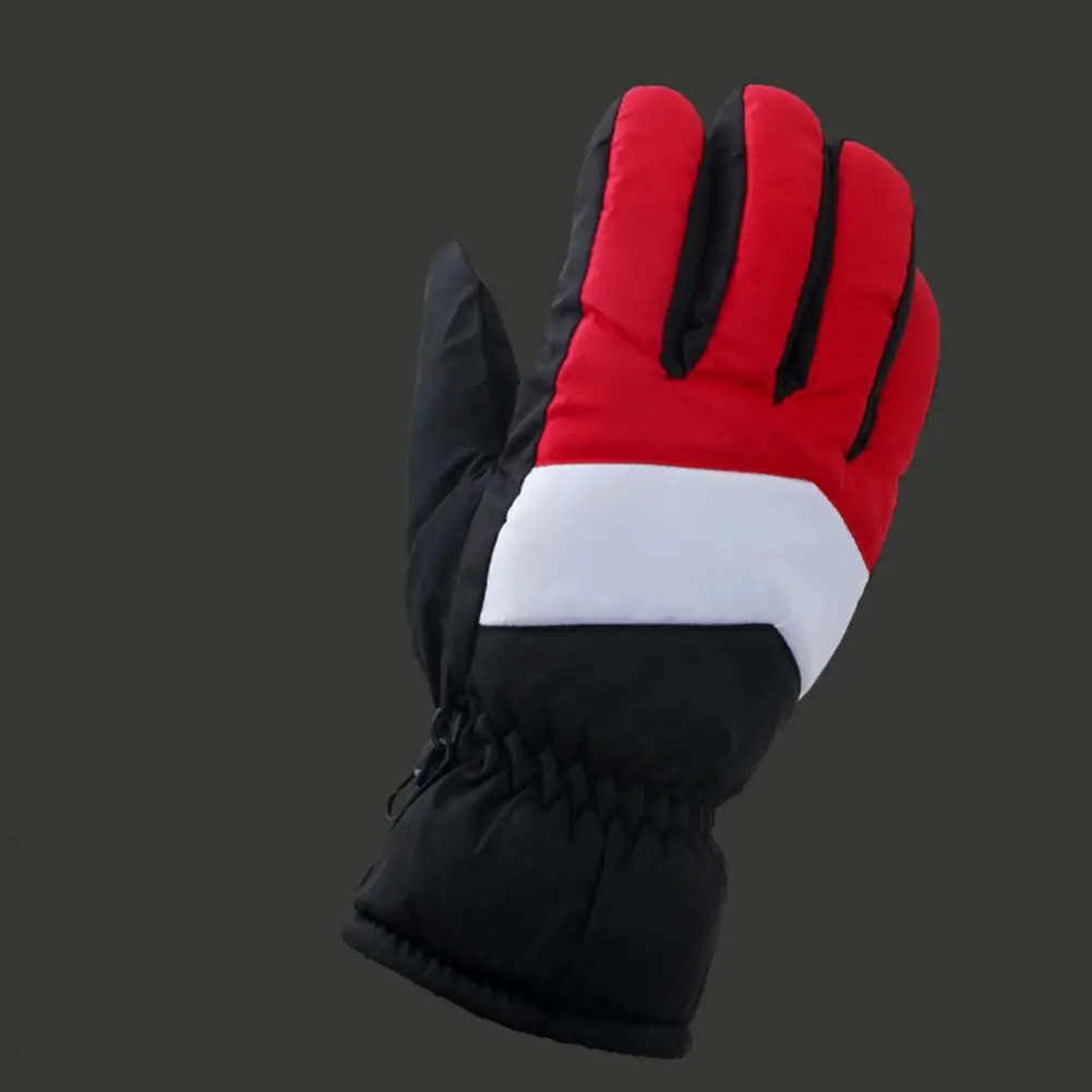 Gants de moto unisexe, 1 paire, élégants, antidérapants, paume pour hommes et femmes, étanches, gants de Ski à doigts complets pour Sports de plein