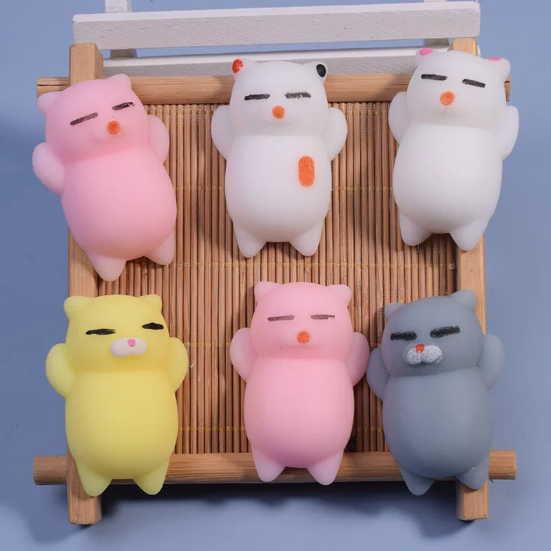 Stress Relief Toy Cat Style Stress Relief Chubby Belly Kawaii Exquisite Cadeau Maitresse Ecole Brithday Gift for Best Friend