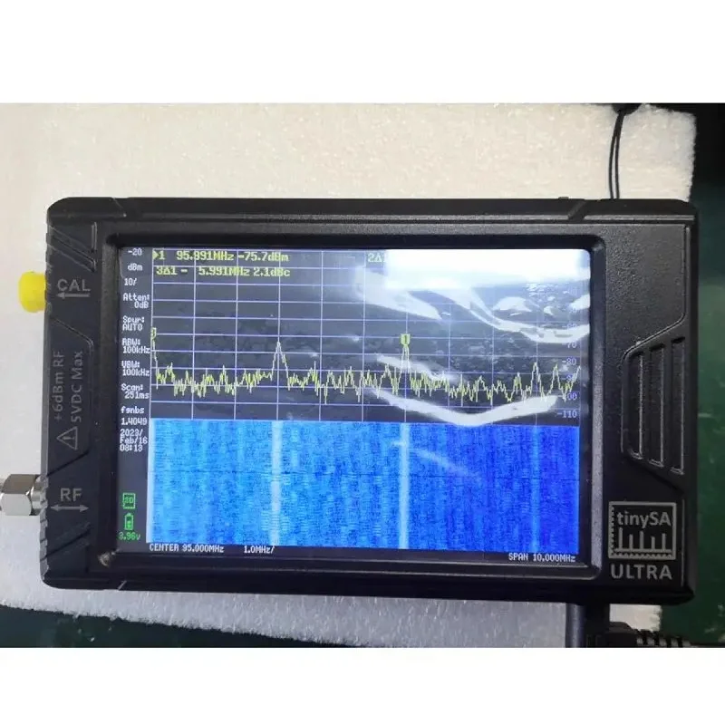 Original Tinysa Ultra 100Khz-5.3Ghz 4 Inch Handheld Display Small RF Spectrum Analyzer Generator With Battery