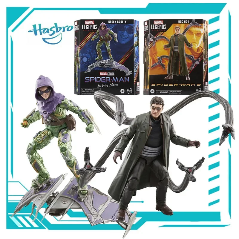 HASBRO Original Marvel Legends Heroes are homeless Hanging card packaging series GREEN GOBLIN DOC OCK Model Toys Gifts for Boys