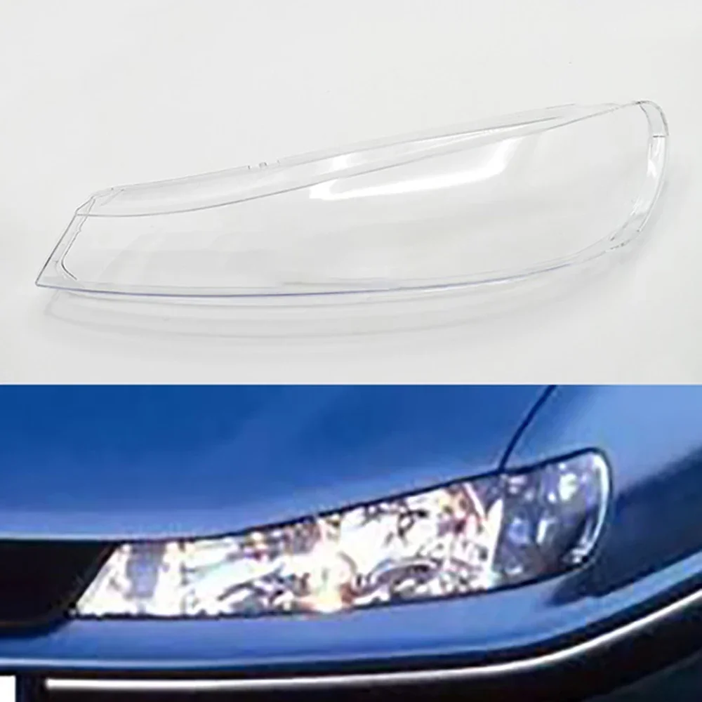 For Peugeot 406 Auto Headlamp Case Car Front Glass Headlight Cover Head Light Lens Caps Lamp Lampshade Shell 2004 2005 2006