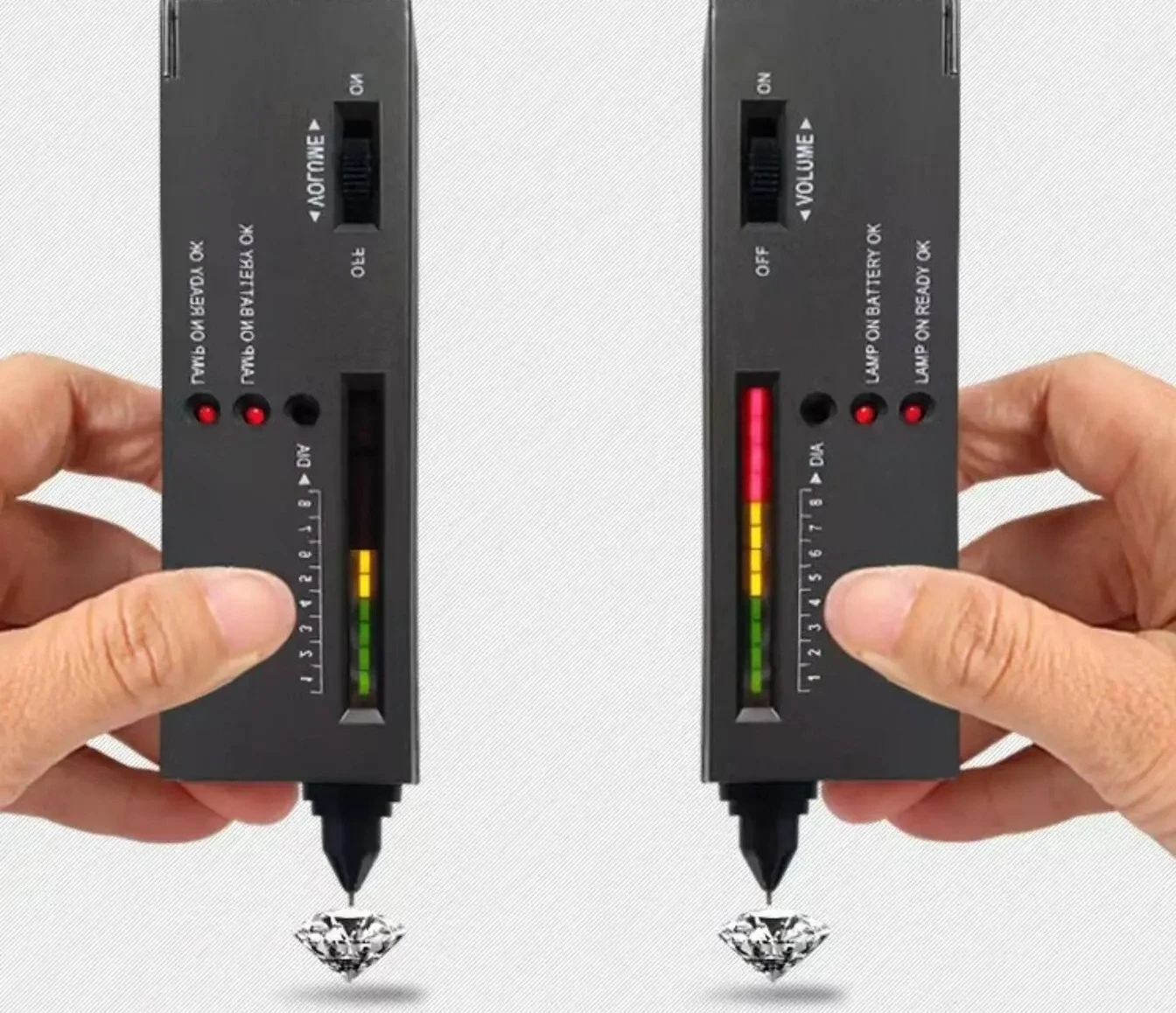 Professional Diamond Selector Gemstone Selector II Gems LED Indicator Tester Jewelry Testing Tool