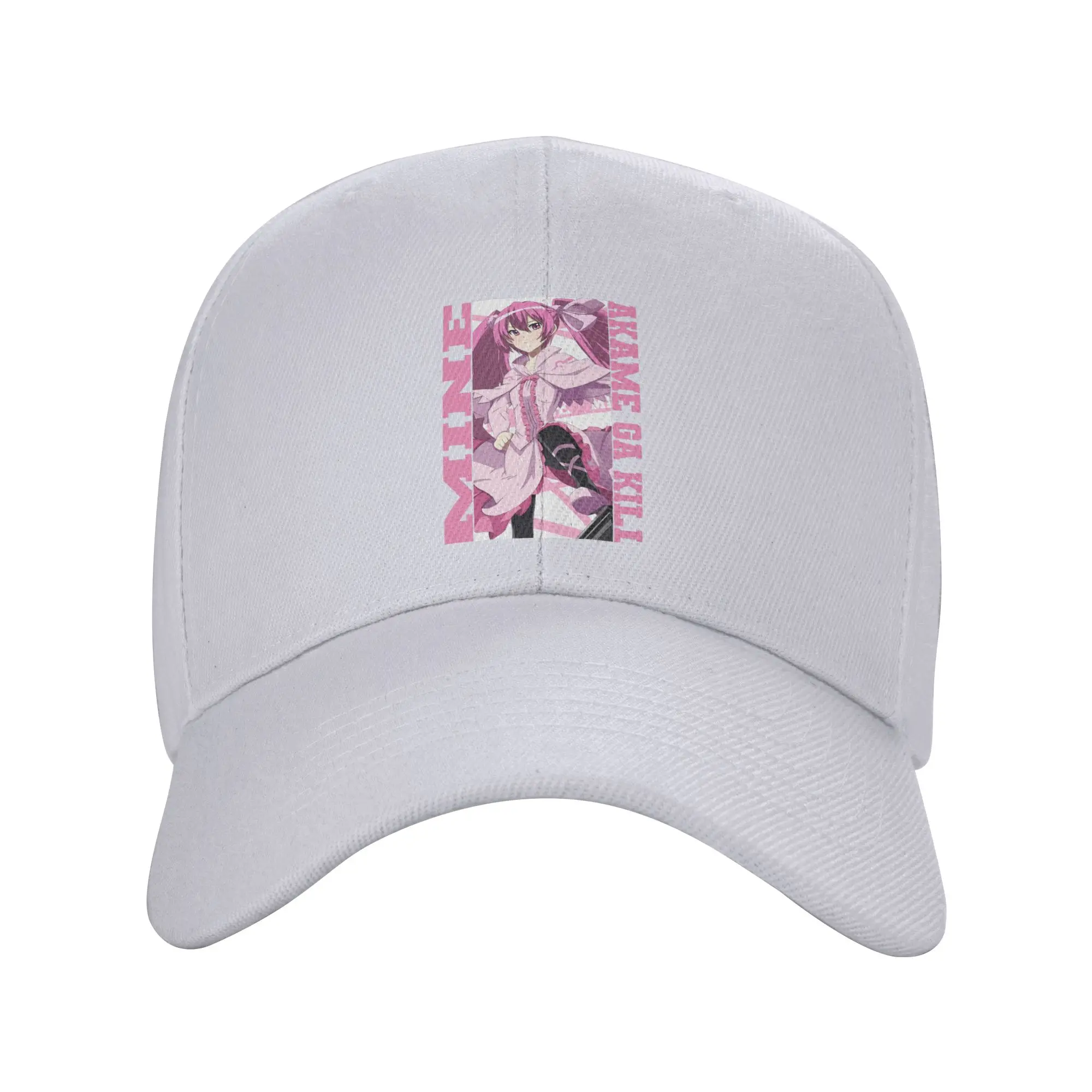 Fashion Mine Akame Ga Kill Curved Brim Baseball Cap Campus Outfits Hats