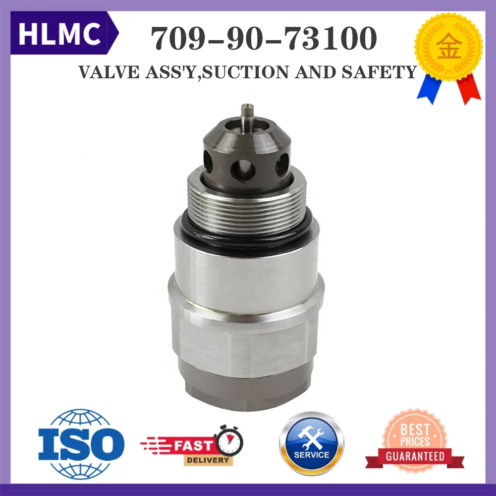 Hydraulic Parts PC100-6 PC120-6 PC130-6 PC128US PC138US Lift Valve For Komatsu Excavator Relief Valve 709-90-73100