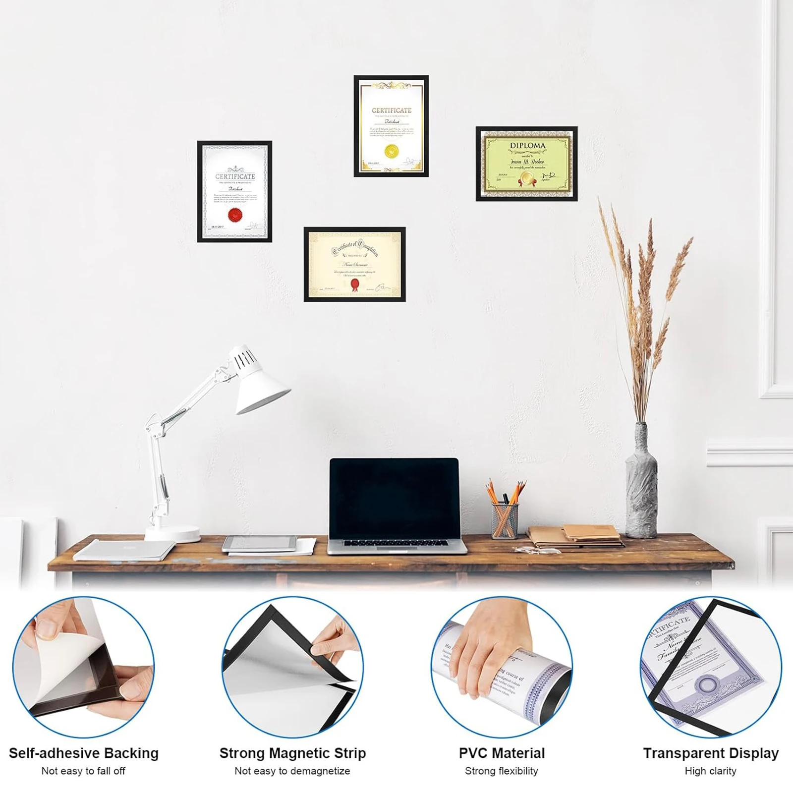 3 Pack A4 Magnetic Frame for Document Holder