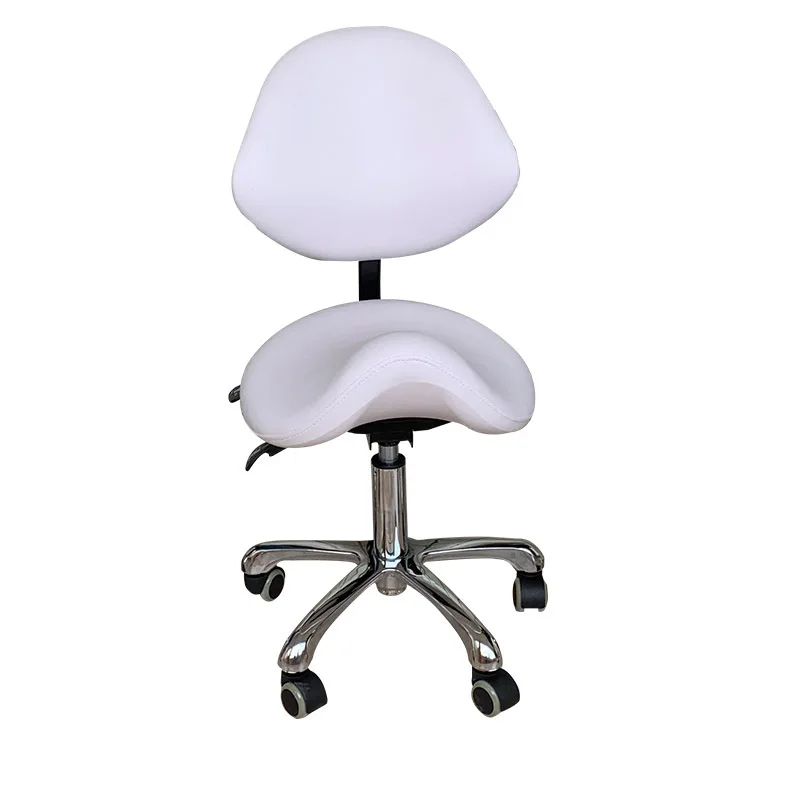 Horseshoe stool with backrest Barber chair, high quality adjustable beauty stool