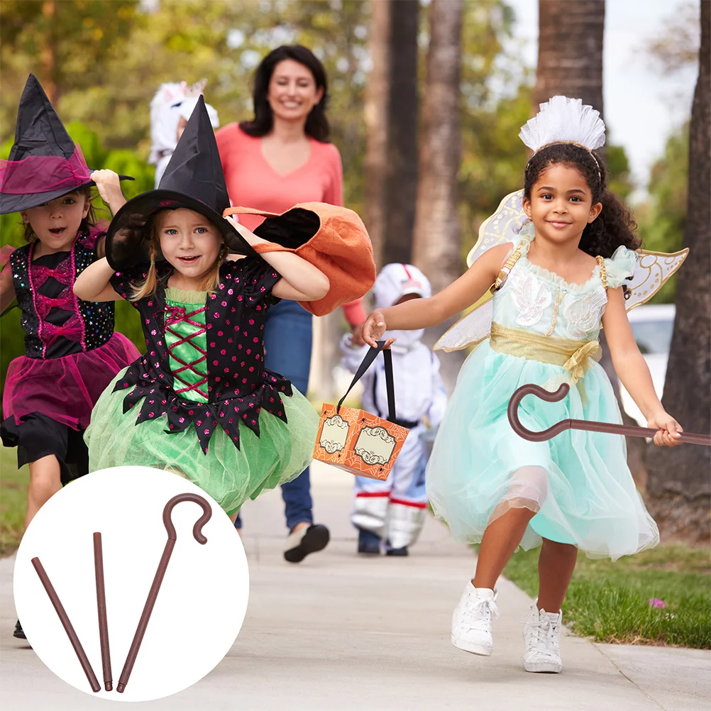 ไม้เท้าพลาสติก 2 ชิ้น สำหรับคอสเพลย์ งานปาร์ตี้ฮาโลวีน การแสดงบนเวที