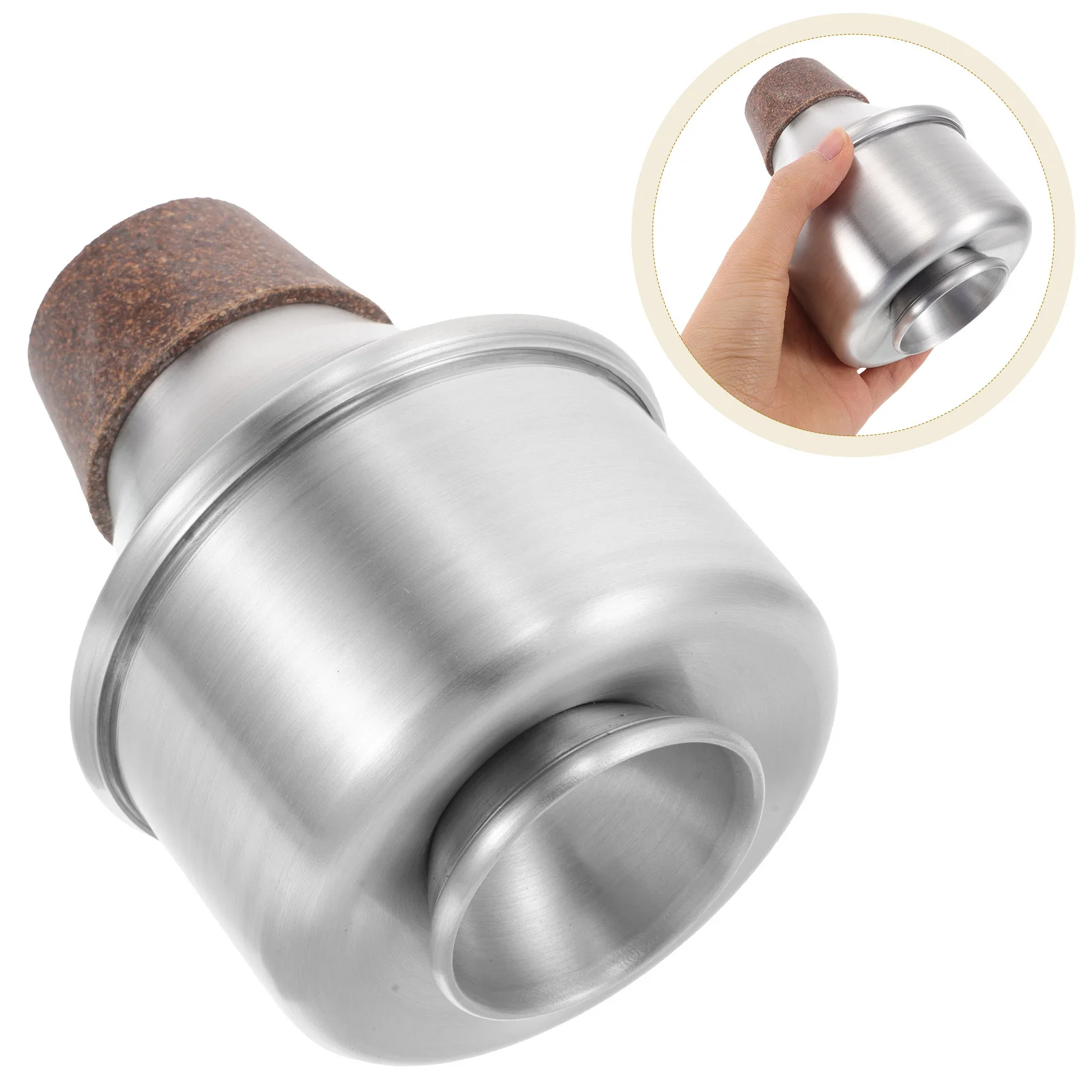 

Mute for Trumpet Aluminium Alloy Metal Straight Beginner Trumpet Mute Practice Brass Instrument Loudness Reducer Supplies