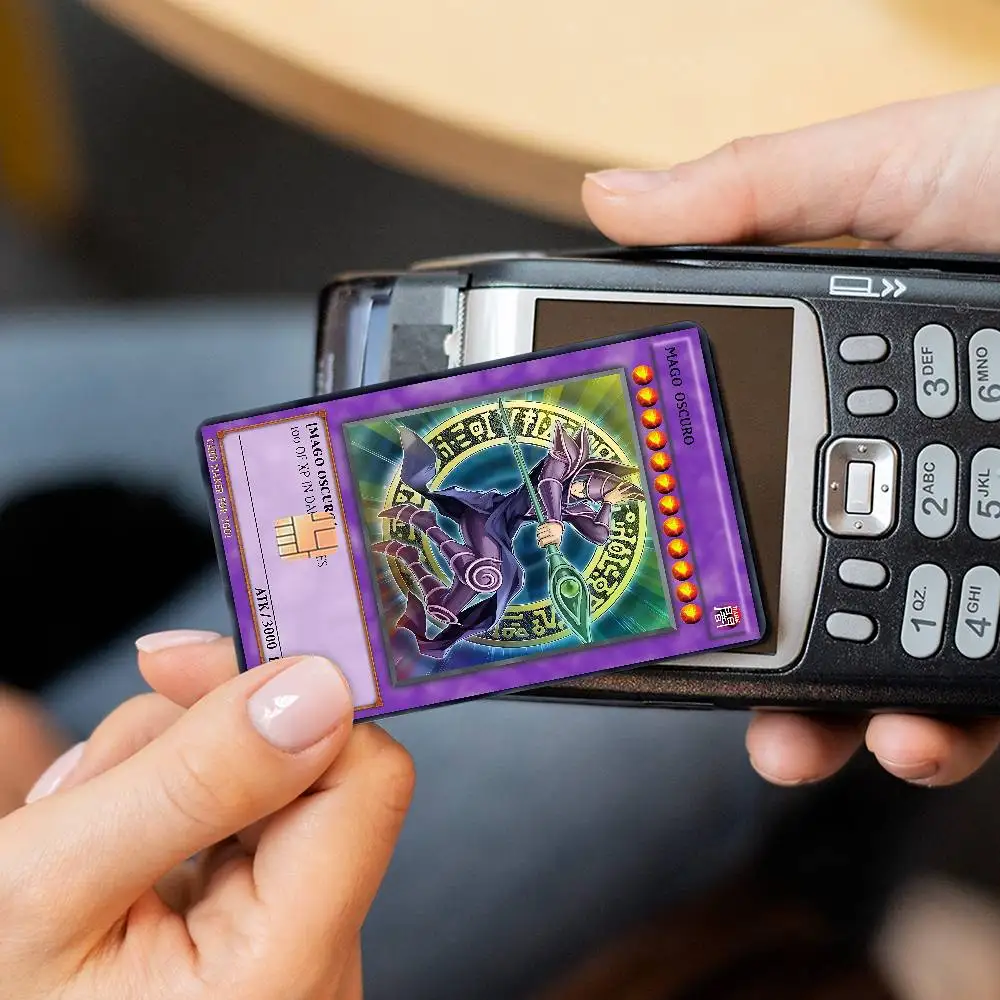 Yu-Gi-Oh MONSTER CARD Different Styles Poker Sticker Film Tape Skin For Credit Card Debit Card Big Chip view 6