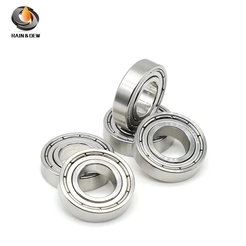 1Pcs High Quality S6901ZZ 12x24x6mm  Non Magnetic 304 Stainless Bearing ABEC-7 6901 Rust-proof  Bearing