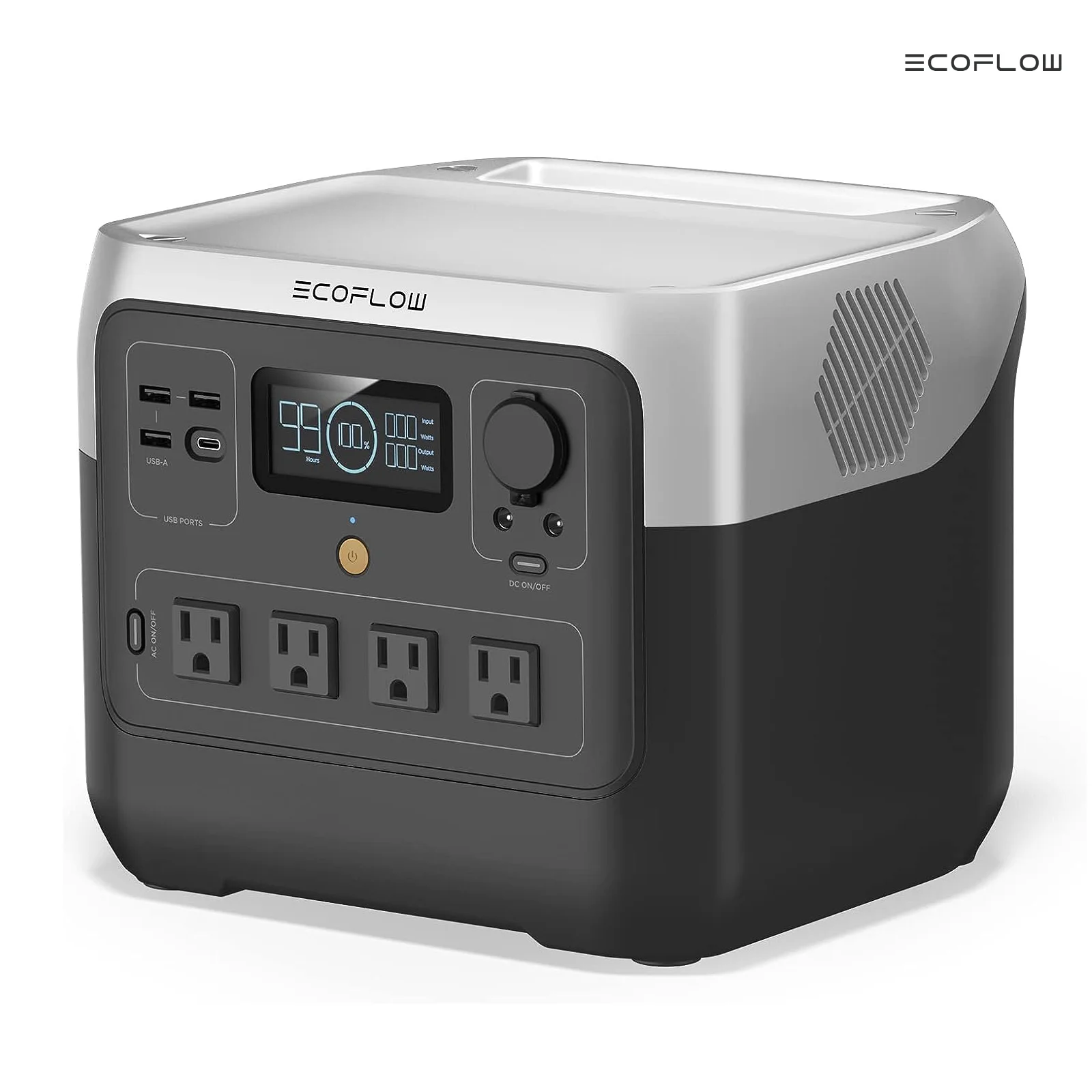 

ECOFLOW Portable Power Station RIVER 2 Pro, 768Wh LiFePO4 Battery, 70 Min Fast Charging, 4X800W (X-Boost 1600W) AC Outlets