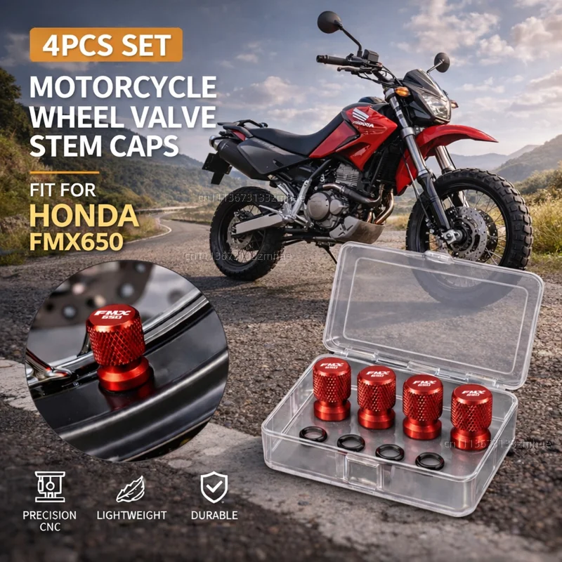 For HONDA FMX650 FMX 650 Fmx650 Fmx 650 Motorcycle Accessories CNC Aluminum Tire Valve Stem Cap Air Port Cover Dustproof Wheel