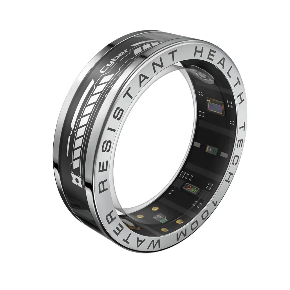 

Smart Ring, Activity Tracker Men/Women for Health with Heart Rate, Blood Oxygen, Temperature, Pedometer, Sleep, APP Comp