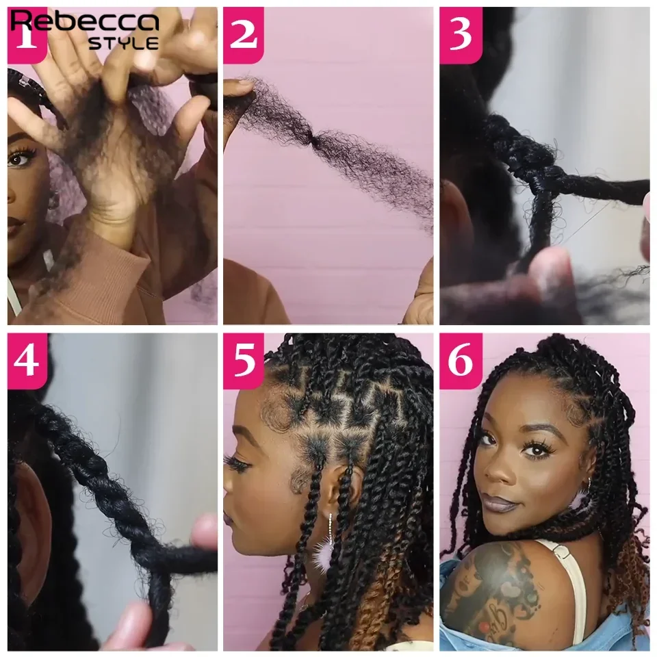 Afro kinky Bulk For Braiding Dreadlock Hair Extensions 1 Bundle 50gram QVR Two Colors Afro Kinky Bulk Remy Hair For Braiding