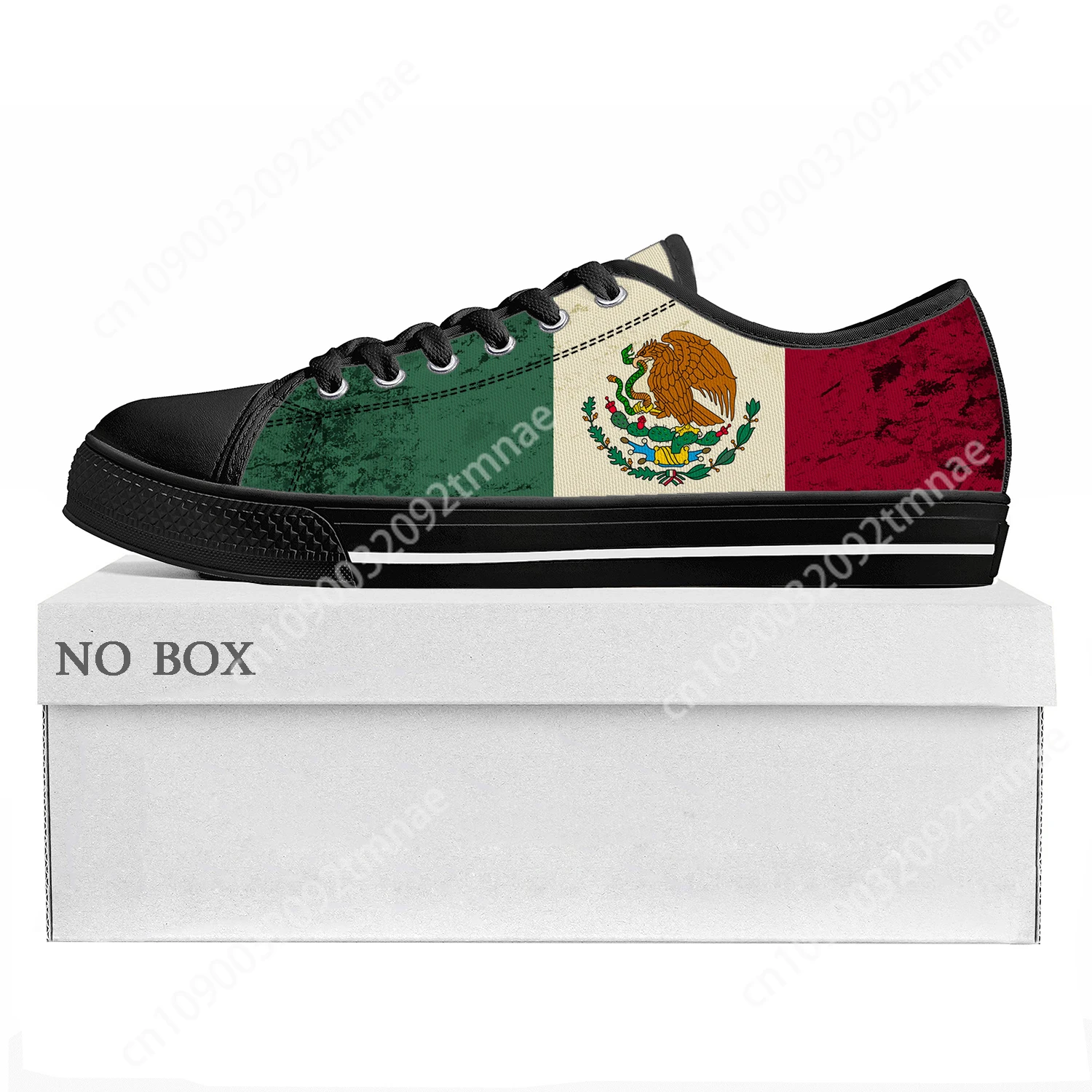 mexican Flag Low Top High Quality Sneakers Mens Womens Teenager Canvas Sneaker mexico Prode Casual Couple Shoes Custom Shoe