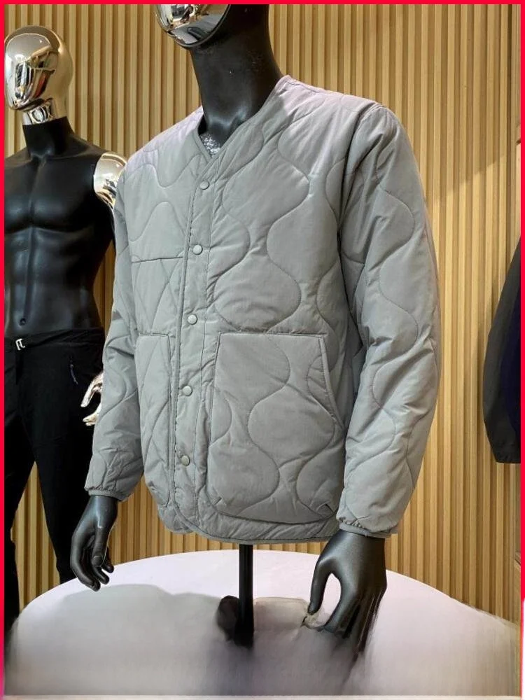 

Street Sle Japanese Inspired Lightweight Comfortable Cotton Jaet for Men Warm Casual Loose Fit Autumn Winter Coat