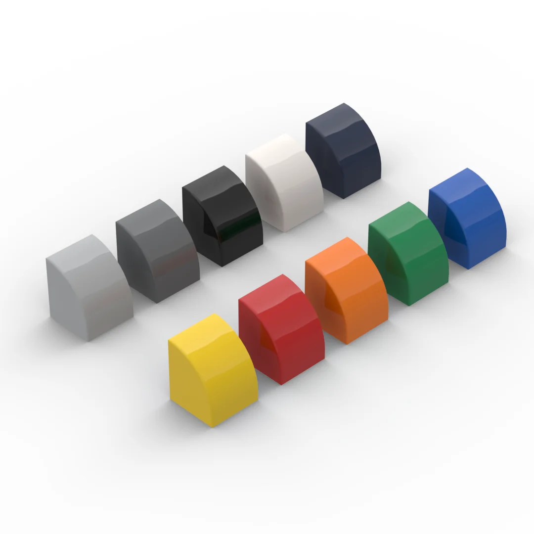 Small Particle Building Blocks MOC 7126 1x1 Sloping Brick Light Tile Assembly Toy Parts Accessories Accessories