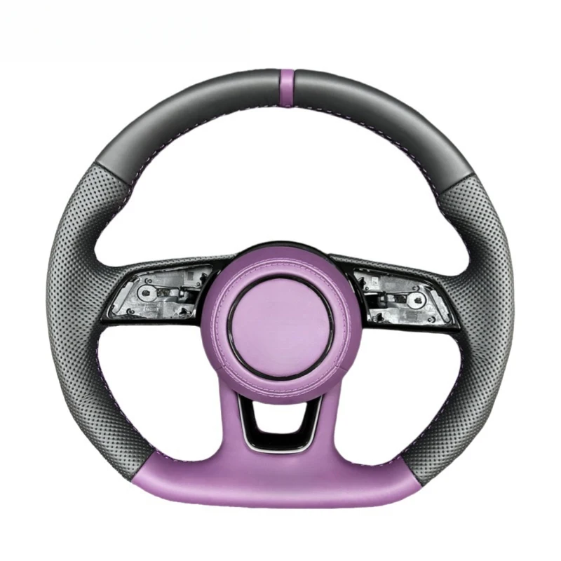 

For S4 B8 Old Model Upgraded New Model Premium Leather Sport Steering Wheel