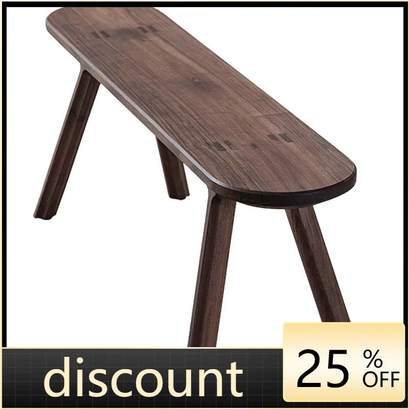 

LTT solid wood dining table bench porch shoe changing stool multi-functional Nordic skateboard stool