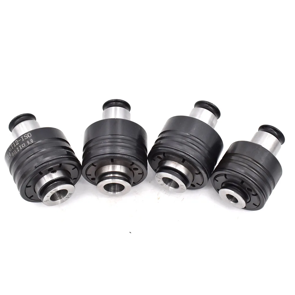 Imagem -06 - Mudança Rápida Tapping Chuck Gt12 Torneiras Pinça Proteção contra Sobrecarga Ferramenta Telescópica Iso Jis Din Máquinas-ferramentas Cnc m2 m3 m4 m6 M10