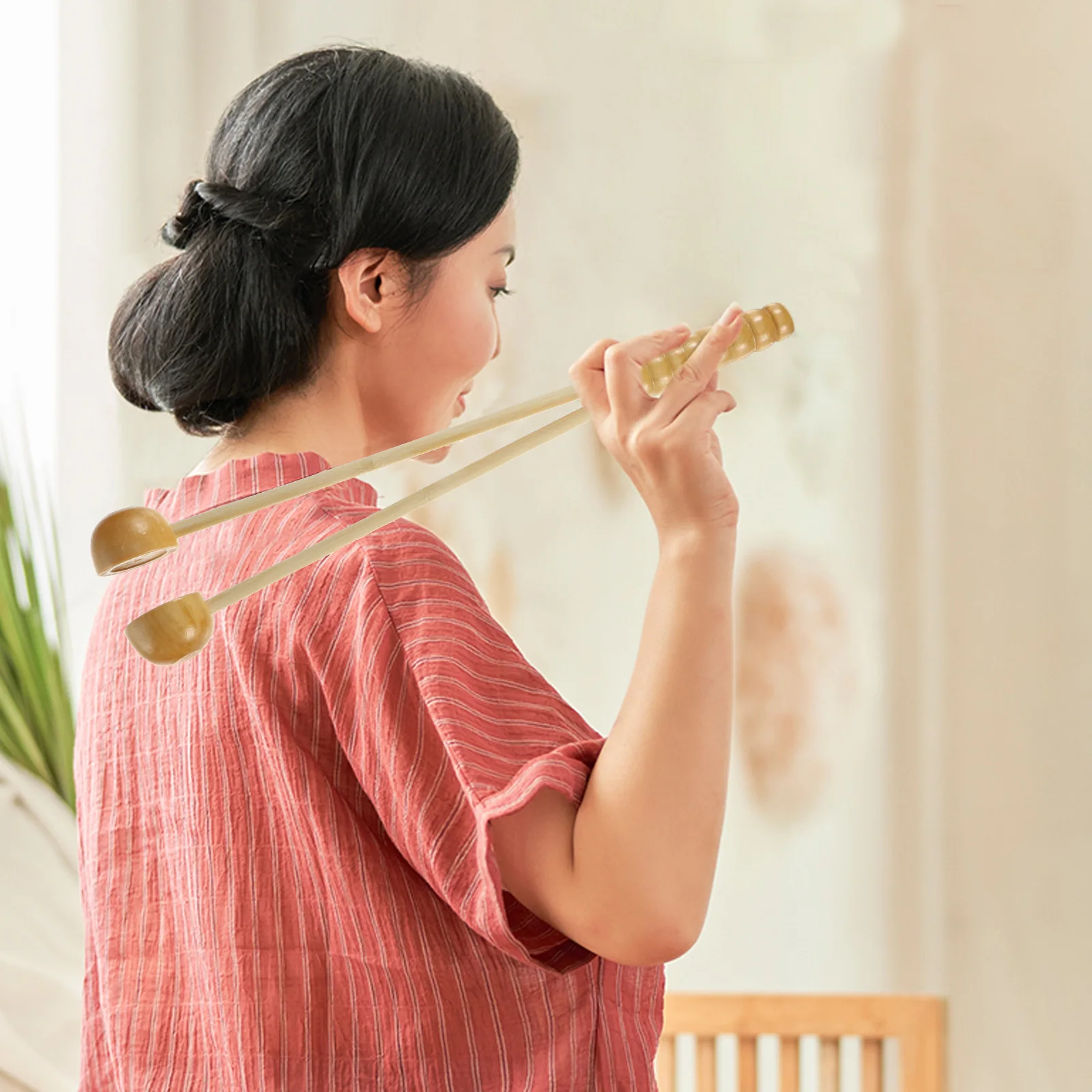 

1Set High Quality Wooden Massagers Rounded Edges Safe Skin Friendly Muscle Relief All Ages Assorted Back Massager