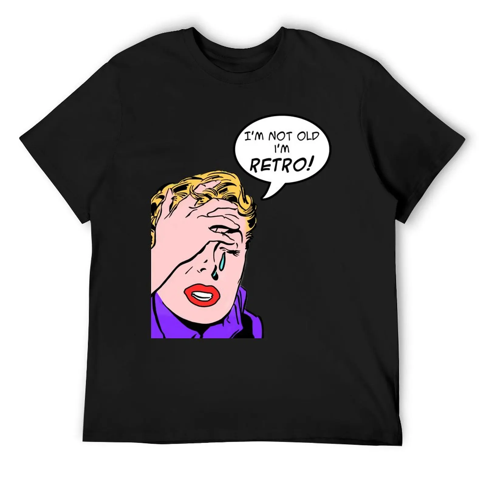 

I am not old! T-Shirt street wear summer tops plus size tops graphic shirts plain t shirts men