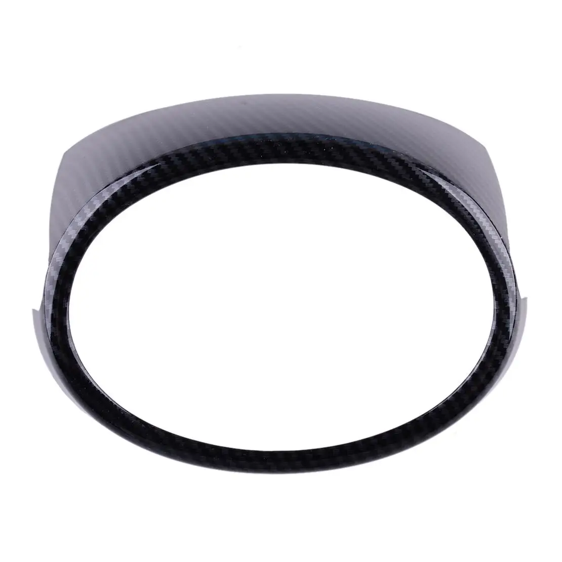 ألياف الكربون نمط الجبهة مصبغة شعار غطاء إطار الكسوة ديكور صالح لتويوتا RAV4 2019-2020